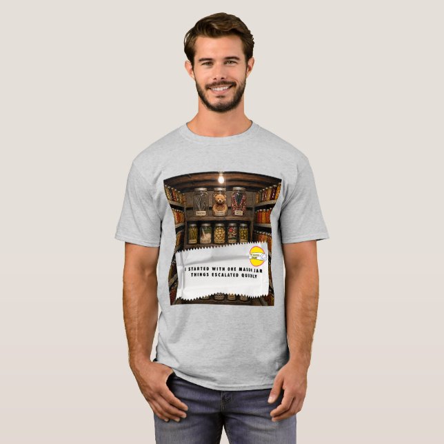 Camiseta Chistes de envoltorios de chicle (Anverso completo)