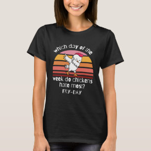 Camiseta Chistes de gallos castigan a granjeros de animales