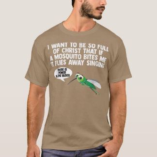 Camiseta Chistes de mordaza de mosquitos cristianos cristia