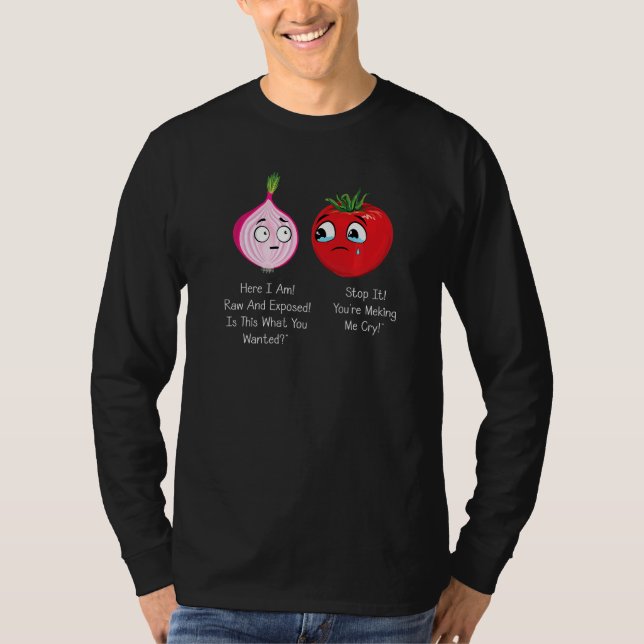Camiseta Chistes de Onion & Tomato Pun (Anverso)
