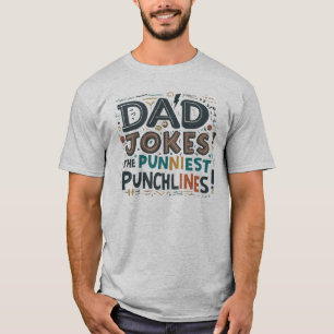 Camiseta Chistes de papá cita de Punniest Punchlines