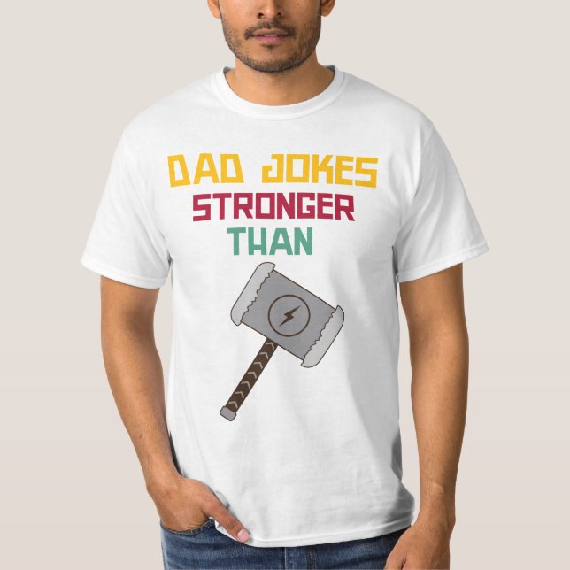 Camiseta Chistes de papá: Día del padre 2024 (Anverso)