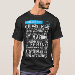 Camiseta Chistes de papá regalo del día del padre divertid