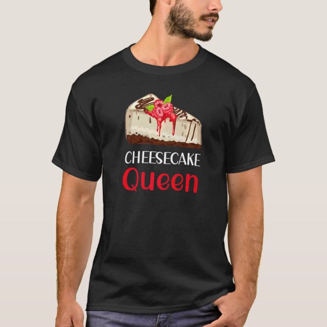 Camiseta Chistes de pastelería reina de queso Cheesecake Pu (Anverso)