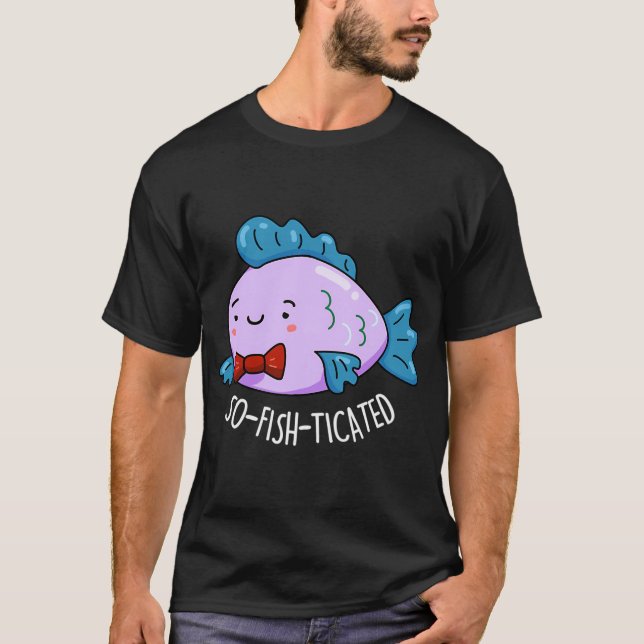 Camiseta Chistes de peces sofisticados y divertidos (Dar (Anverso)