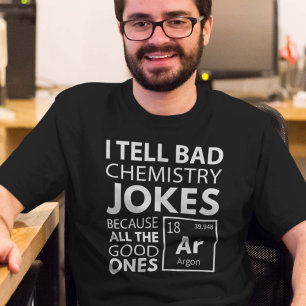 Camiseta Chistes de Química Argón