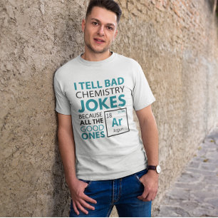 Camiseta Chistes de Química Argón