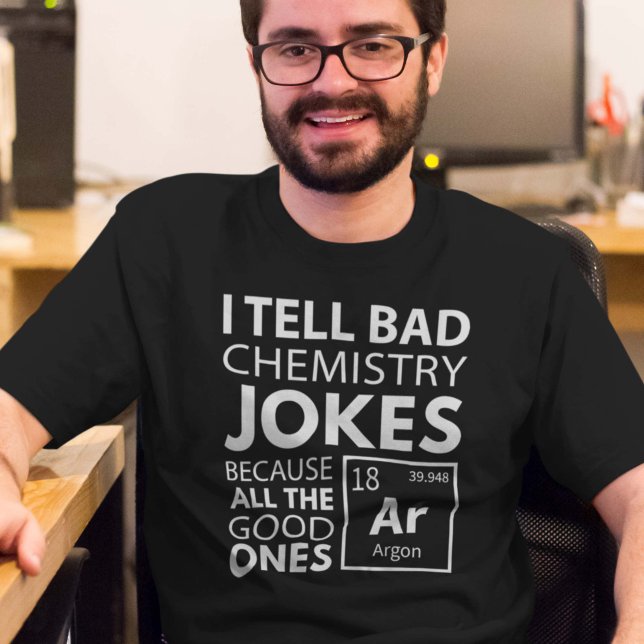 Camiseta Chistes de Química Argón (Subido por el creador)