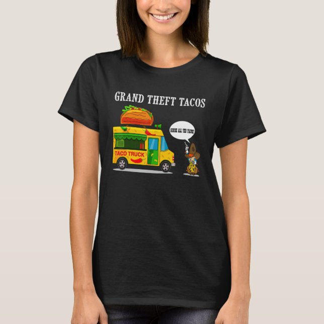 Camiseta Chistes de Taco Taco Lover Hombres Mujeres Niños (Anverso)