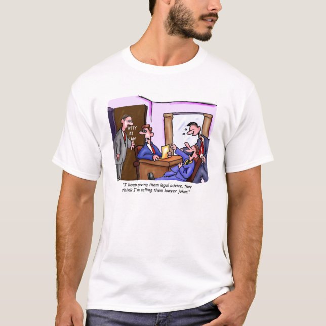 Camiseta Chistes del abogado (Anverso)