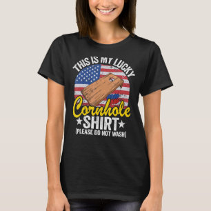 Camiseta Chistes del agujero de maíz de la bandera estadoun