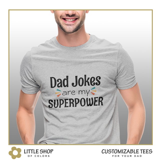 Camiseta Chistes divertidos de papá Día del padre personali (Subido por el creador)