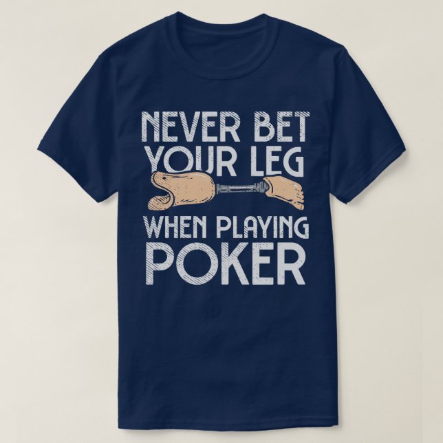 Camiseta Chistes Leg Amputee (Diseño del anverso)