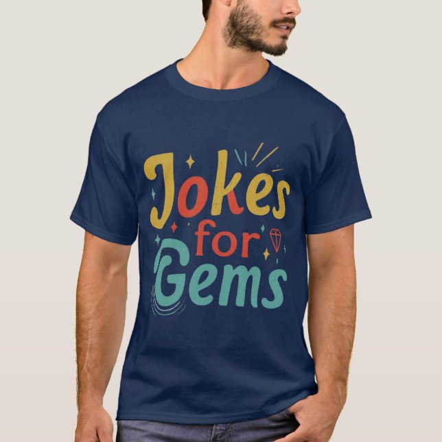 Camiseta Chistes para gemas (Anverso)