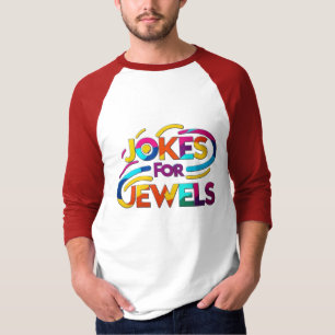 Camiseta "Chistes para joyas - Brilla y ríe"