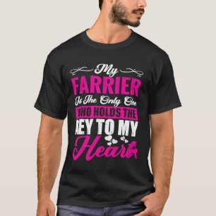 Camiseta Chistes sarcásticos Farrier Girlfriend Wife 1