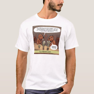 Camiseta Chistes Tontos de Castores Dibujos Animados Divert