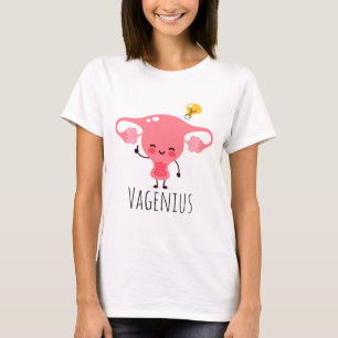 Camiseta Chistes Vagenius / Uterus Puns / Uterus