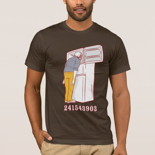 camiseta chistosa del congelador principal (Anverso)