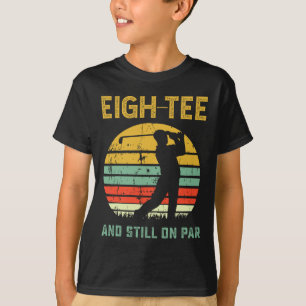 Camiseta Chistoso Cumpleaños 80 Golf Juego de Palabras Golf