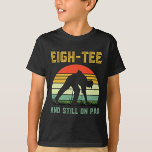 Camiseta Chistoso Cumpleaños 80 Golf Juego de Palabras Golf