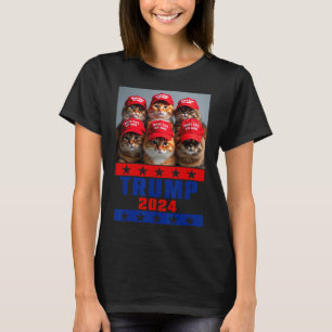 Camiseta Chistoso Hacer Gatos Salvar De Nuevo Trump Usa Pre
