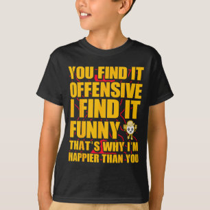 Camiseta Chistoso Ofensivo Sarcástico Humor Cita Ingenioso