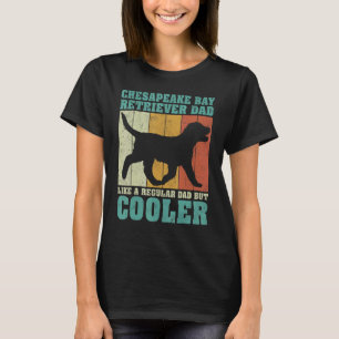 Camiseta Chistoso Papá de Chesapeake Bay Retriever Como Un 