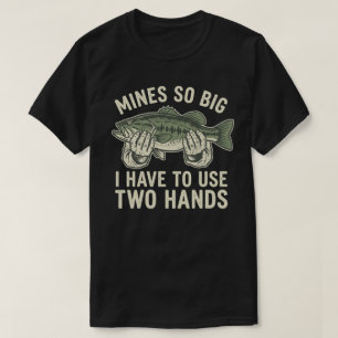 Camiseta Chistoso regalo de broma de pesca sucio Mío tan gr