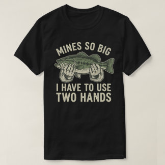 Camiseta Chistoso regalo de broma de pesca sucio Mío tan gr