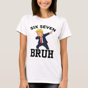 Camiseta Chistoso Trump 67 Meme Niños 6 7 Dabbing Seis Siet