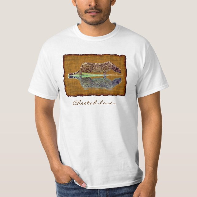 Camiseta Chita africana de arte amante de la vida salvaje (Anverso)