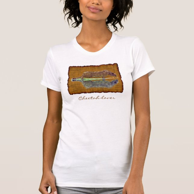 Camiseta Chita africana de arte amante de la vida salvaje (Anverso)