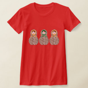 Camiseta Chita impresa en Matryoshka