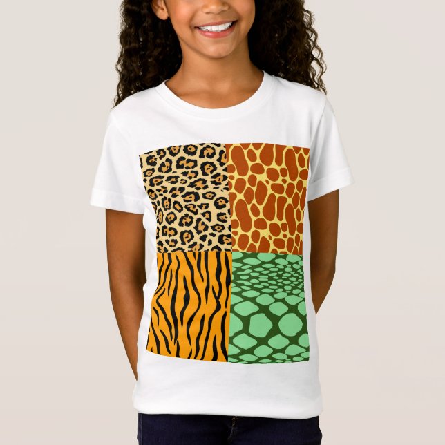 Camiseta Chita, jirafa, tigre y serpiente (Anverso)
