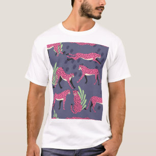 Camiseta Chitas exóticas: coloridos patrones vintage.