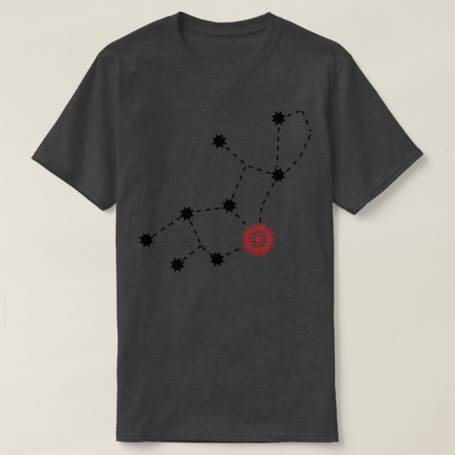 Camiseta Chitra Nakshatra Hindu Vedic Astrología Sidereal C (Diseño del anverso)