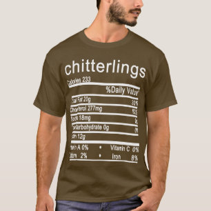 Camiseta chitterlings Nutrition Hacts Acción de Gracias