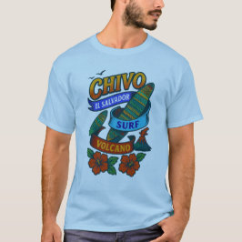 CAMISETA CHIVO EL SALVADOR SURF DESING