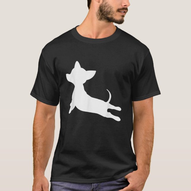 Camiseta CHIWEENIE YOGA FITNESS GIFT Chihuahua Dachshund Ex (Anverso)