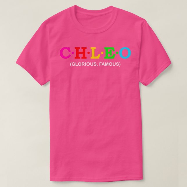 Camiseta Chleo glorioso 1 (Diseño del anverso)