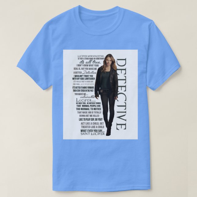 Camiseta Chloe El Detective Decker Cita (Diseño del anverso)