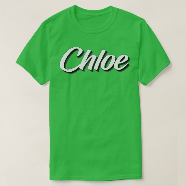 Camiseta Chloe Mi Nombre Es Chloe (Diseño del anverso)