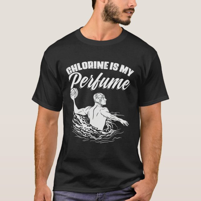 Camiseta Chlorine Is My Perfume Team Sport Swimming Water P (Anverso)