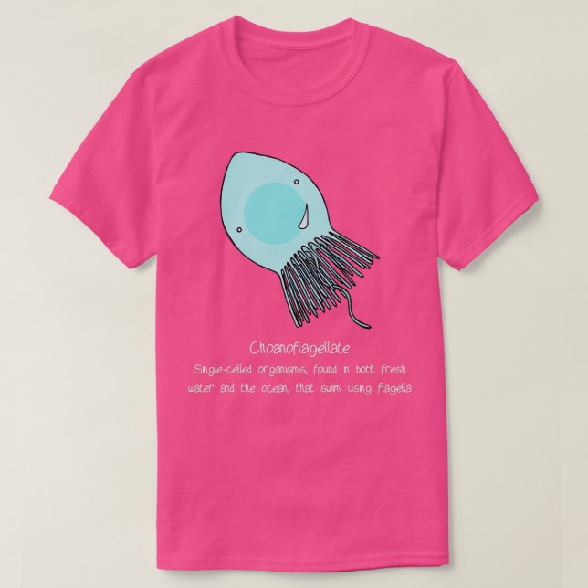 Camiseta Choanoflagelato (Diseño del anverso)