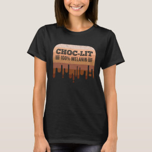 Camiseta Choc chocolate iluminado 100 melanina color de la 