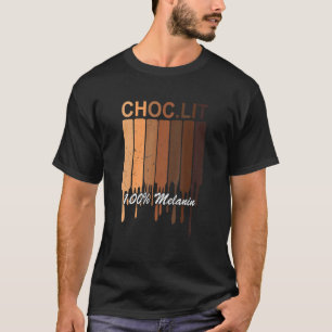 Camiseta Choc Lit Melanin Black Prige History Bhm African