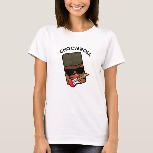 Camiseta Choc Y Rollo Funny Chocolate Pun (Anverso)