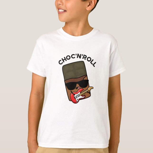 Camiseta Choc Y Rollo Funny Chocolate Pun (Anverso)