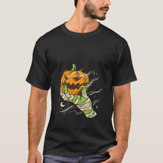 Camiseta Chocante de calabaza para zombis zombie retro